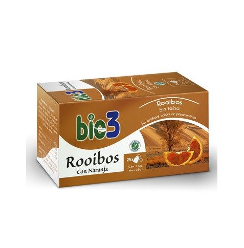 Bie3 Rooibos con Naranja 25 bolsitas