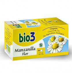 Bio3 Manzanilla Flor Ecológica 25 bolsitas