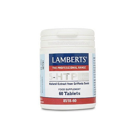 5-HTP 100 mg Triptófano 60 tabletas Lamberts