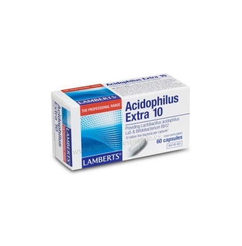 ACIDOPHILUS EXTRA 10 60 CAPSULAS LAMBERTS