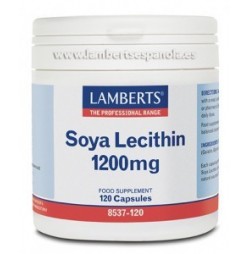 LECITINA DE SOJA 1200 mg 120 CAPSULAS LAMBERTS