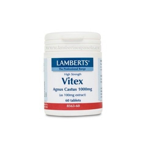 VITEX AGNUS CASTUS 1000 mg 60 TABLETAS LAMBERTS