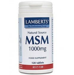 MSM 1000 mg 120 tabletas Lamberts