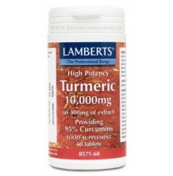 Cúrcuma Turmeric 10.000 mg 60 tabletas Lamberts