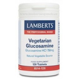 GLUCOSAMINA VEGETARIANA HCI 750 mg 120 TABLETAS LAMBERTS