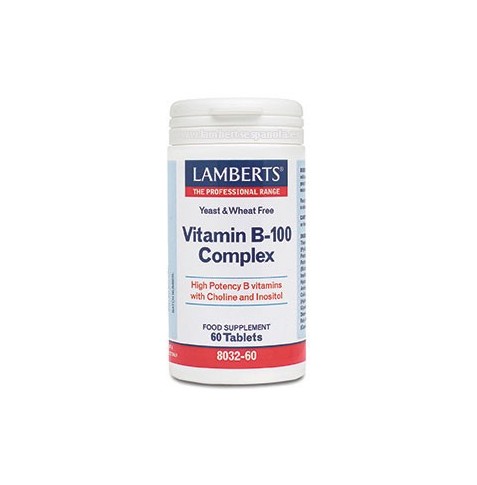 Vitamina B-100 60 tabletas Lamberts