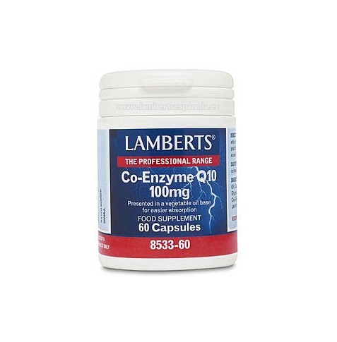 CO ENZIMA Q10 100 mg 60 CAPSULAS LAMBERTS