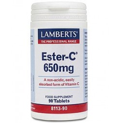 ESTER-C 650 mg 90 CAPSULAS LAMBERTS