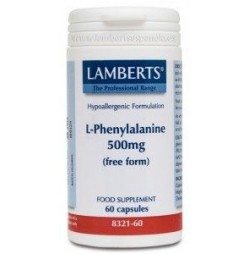 L-FENILALANINA 500 mg 60 CAPSULAS LAMBERTS