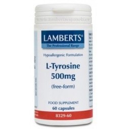 L-TIROSINA 500 mg 60 CAPSULAS LAMBERTS