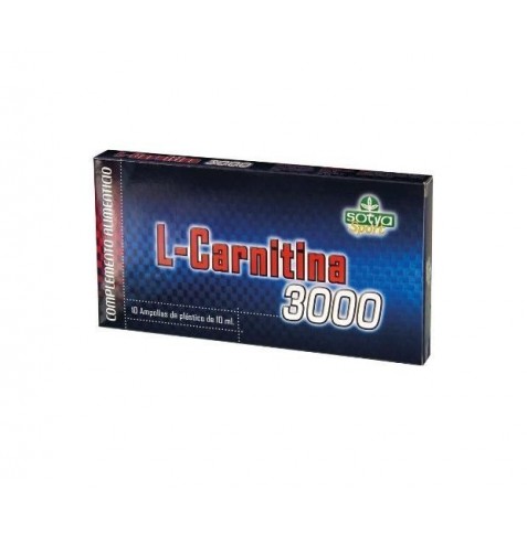 L-CARNITINA 3000 mg 10 AMPOLLAS SOTYA