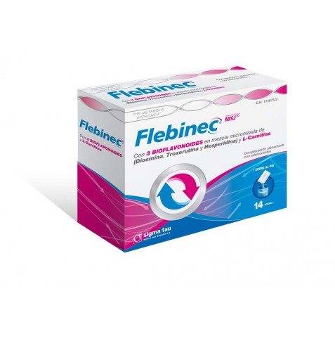 FLEBINEC CIRCULACION HEMORROIDES 14 SOBRES