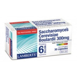 SACCHAROMYCES CEREVISIAE BOULARDII 300 mg 30 CAPSULAS