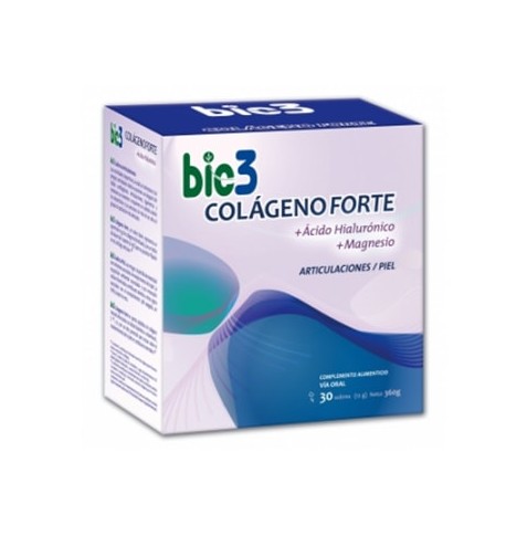 Bio3 Colágeno Forte + Ácido Hialurónico 30 sobres