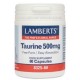 TAURINA 500 mg 60 CAPSULAS LAMBERTS