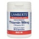 TIAMINA 100 mg VITAMINA B1 90 CAPSULAS LAMBERTS