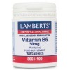 VITAMINA B6 50 mg PIRIDOXINA 100 TABLETAS LAMBERTS