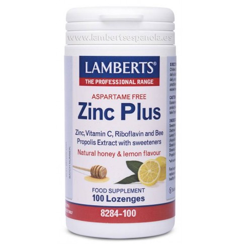 Zinc Plus 100 tabletas Lamberts