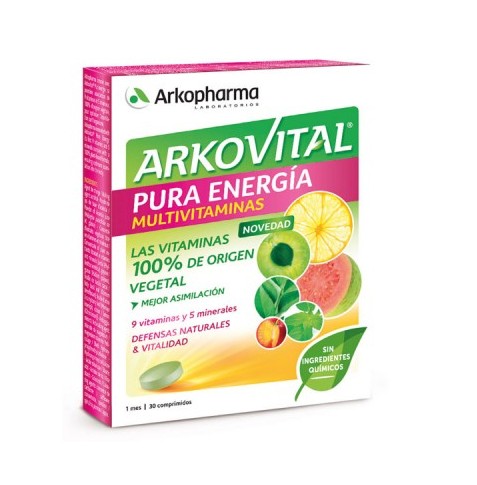Arkovital Pura Energia 30 comprimidos Arkopharma