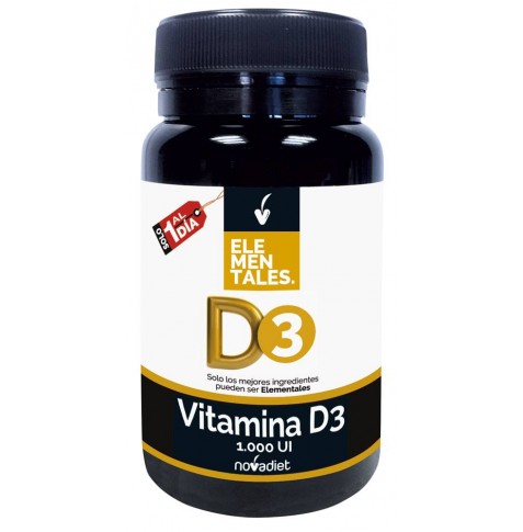 Vitamina D3 25 mcg 120 comprimidos Elementales Novadiet