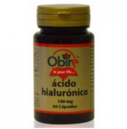 Ácido Hialurónico 100 mg 60 cápsulas Obire