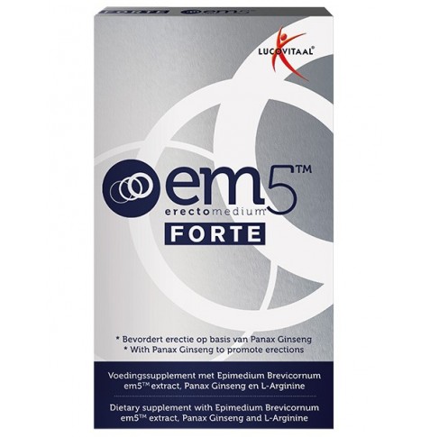 Em5 Erectomedium Forte 6 cápsulas Lucovitaal