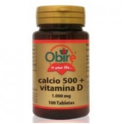 Calcio y Vitamina D 100 comprimidos Obire