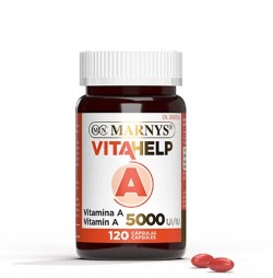 Vitahelp Vitamina A 5.000 U.I. 120 cápsulas Marnys