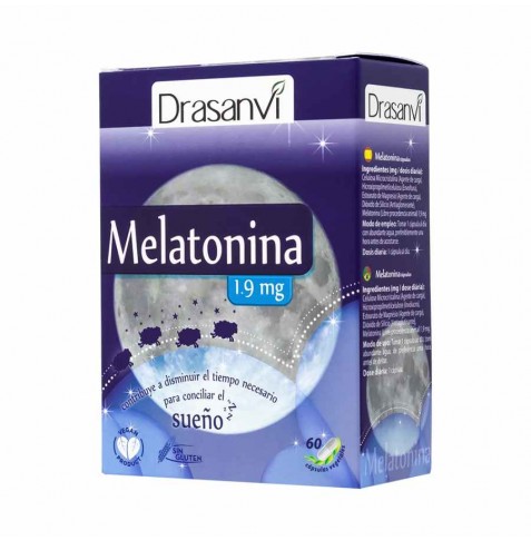 Melatonina 1,9 mg 60 cápsulas Drasanvi