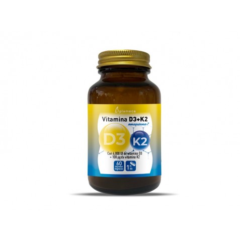 Vitamina D3 + K2 60 cápsulas Plameca