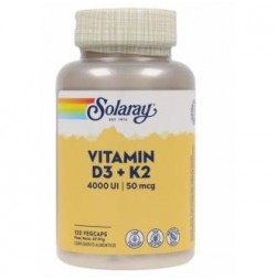 Vitamina D3 + K2 Solaray