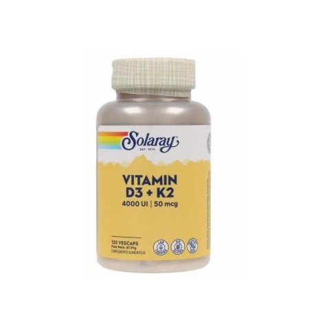 Vitamina D3 + K2 Solaray